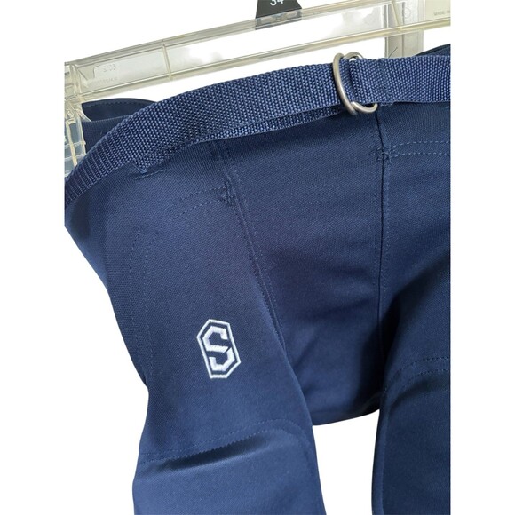 NEW Sports‎ Unlimited Youth L Navy Blue Padded Football Pants - Picture 3 of 6